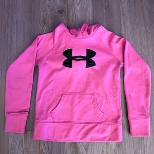 pink under armor sweatshirt